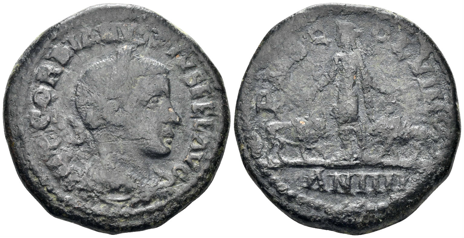 Moesia Superior, Viminacium. Gordian III. 238-244 AD. AE 30mm (22.43g). Dated CY 4 (242/3 AD). RPC VII 25