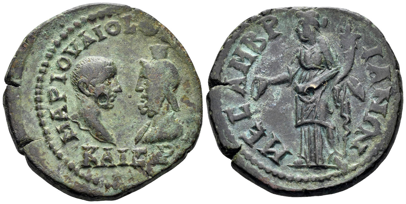 Thrace, Mesembria. Philip II. 247-249 AD. AE Tetrassarion (12.35g, 27mm). Varbanov 4297