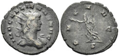 Gallienus. 253-268 AD. BI Antoninianus (3.14g, 23mm). Mediolanum mint. Struck 265 AD. RIC 500