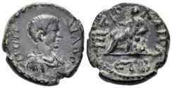 Cappadocia, Caesarea. Diadumenian, Caesar. 217-218 AD. AE 17.5mm (5.00g). Cf. RPC V.3 – (unassigned; ID 71171)