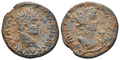 Kilikia, Irenopolis-Neronia. Caracalla. 198-217 AD. AE 24mm (7.31 gm). Dated CY 165 (215/216 AD). Cf. Ziegler 1343