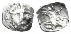 Lykaonia, Laranda. Circa 324-323 BC. AR Obol (0.44g, 10mm). SNG Levante 225 var