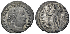 Licinius I. 308-324 AD. AE Follis (4.01g, 23mm). Cyzicus mint. Struck 313-5 AD. RIC 4