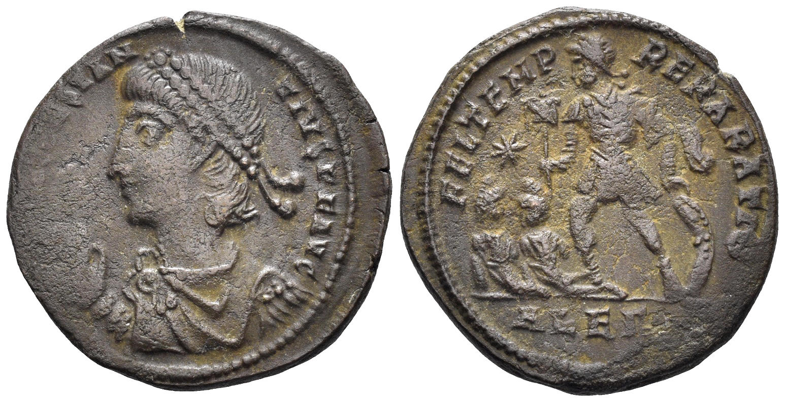 Constantius II. 337-361 AD. AE Centenionalis (4.37g, 21mm). Alexandria mint. Struck 348-50 AD. RIC 55