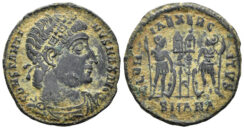 Constantine I ‘the Great’. 307-337 AD. AE Follis (2.35g, 17.5mm). Antioch mint. Struck 330-3 AD. RIC 85