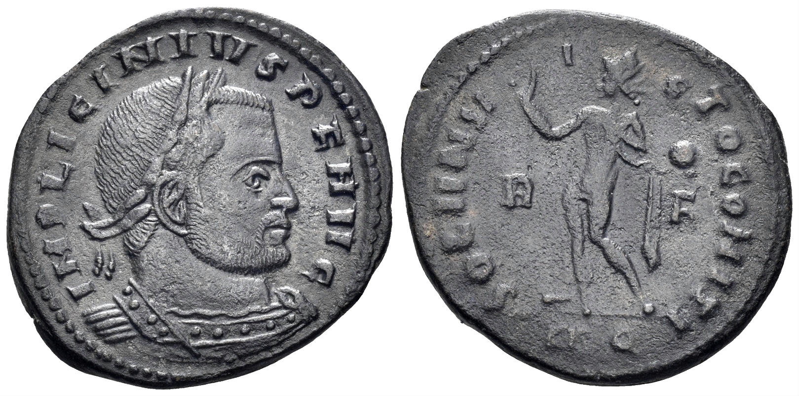 Licinius I. 308-324 AD. AE Follis (3.39g, 22mm). Rome mint. Struck 314-6 AD. RIC 4