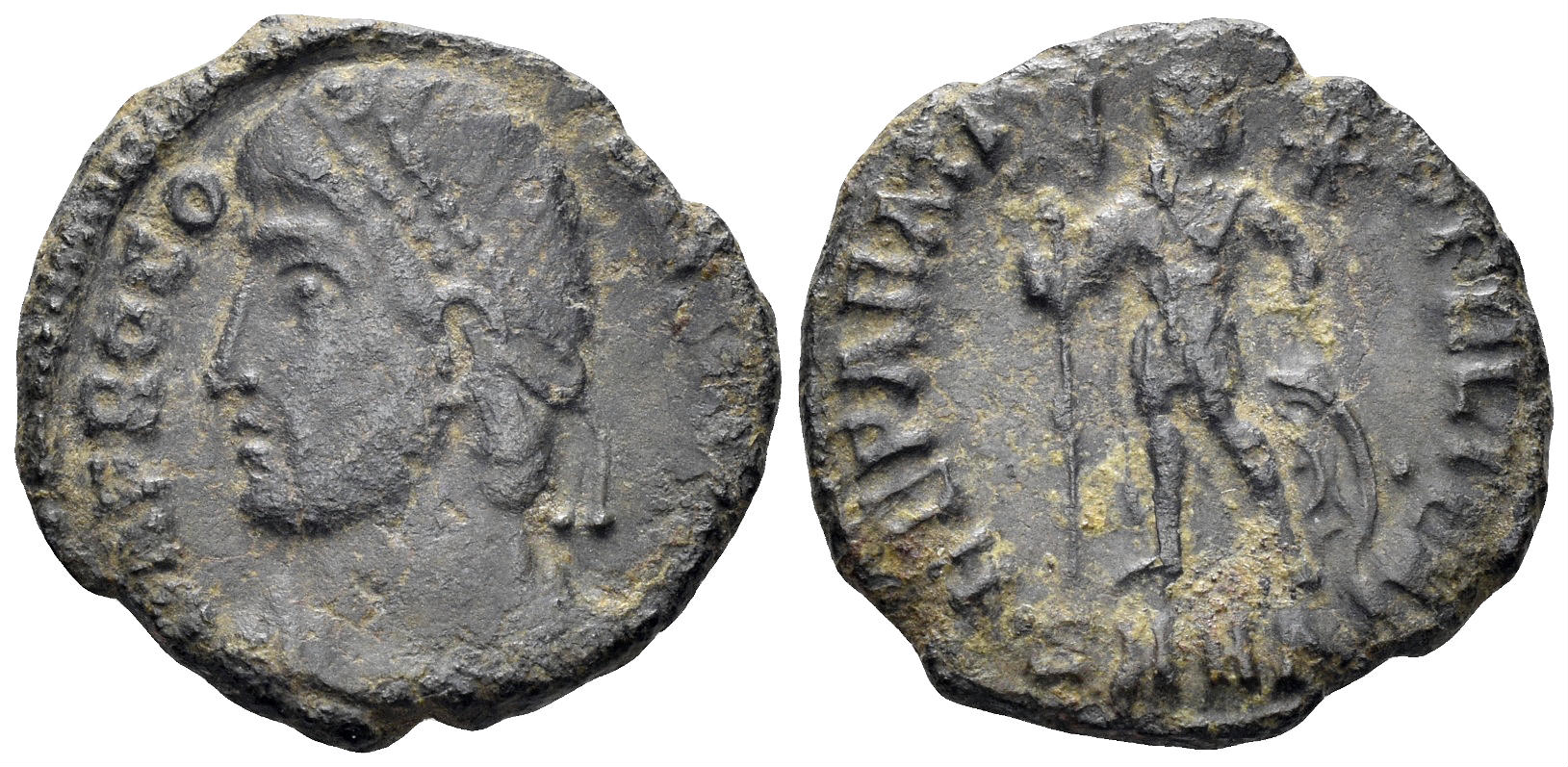 Procopius. 365-366 AD. AE3 (3.00g, 19mm). Heraclea mint. LRBC 1930