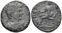 Phrygia, Hierapolis. Caracalla. 198-217 AD. AE 23mm (6.80g). BMC 268, 17