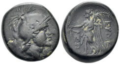 Phrygia, Eumeneia. Circa 2nd-1st centuries BC. AE 20mm (11.29g). SNG von Aulock 3582