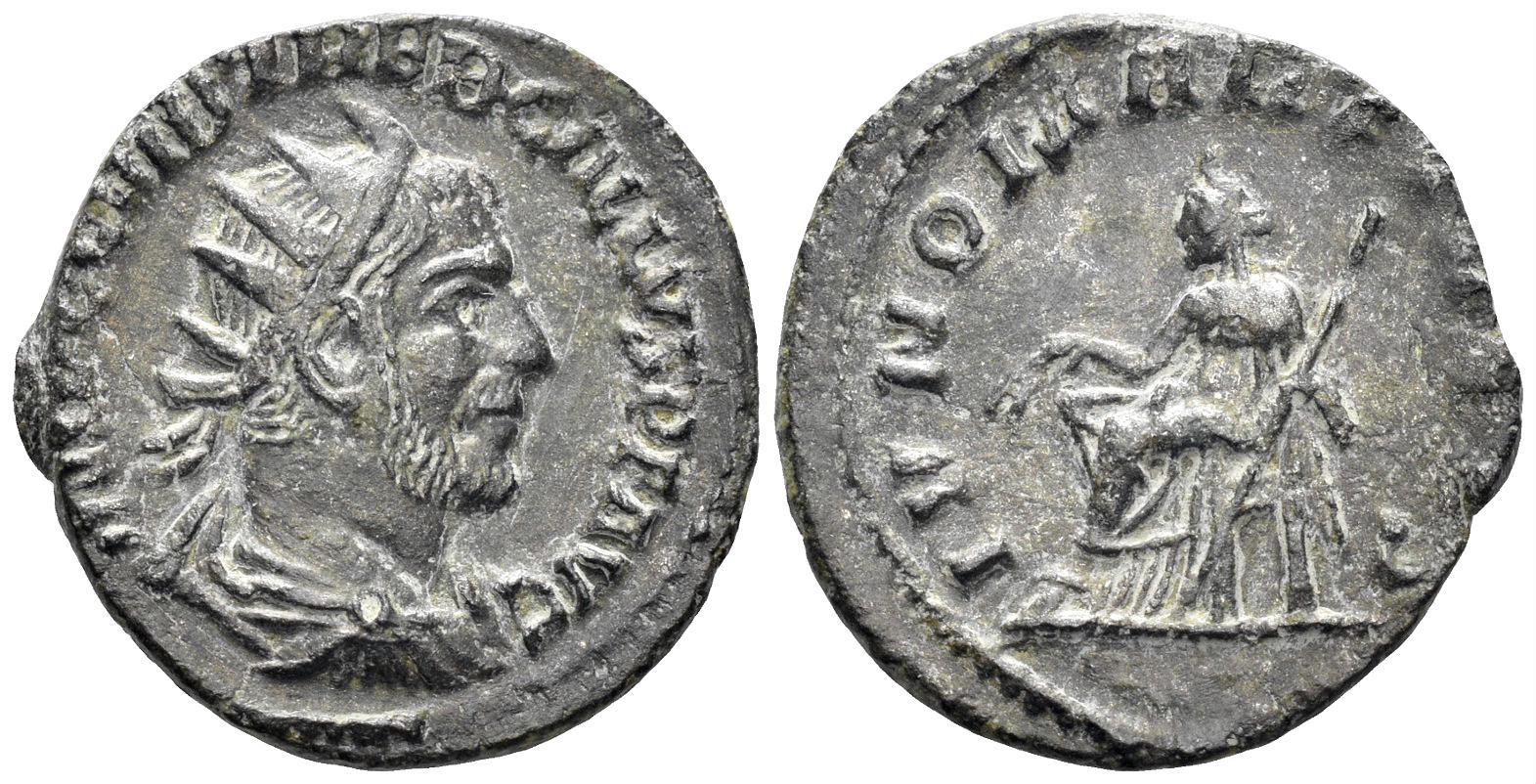 Trebonianus Gallus. 251-253 AD. AR Antoninianus (3.64g, 20.5mm). Rome mint. Struck late 252 AD. RIC 69 (Milan)
