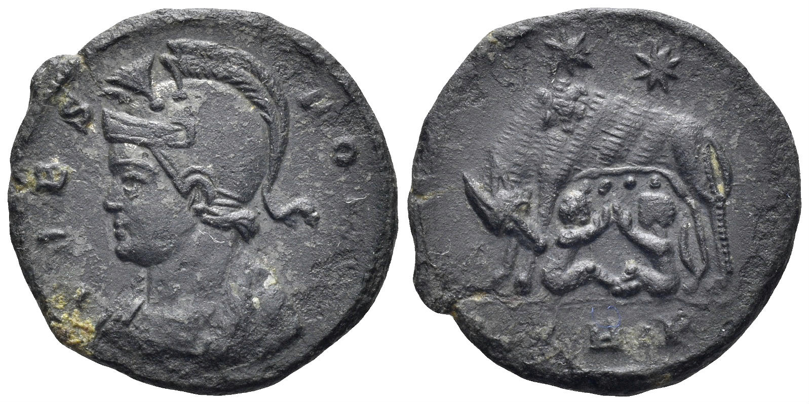 City Commemorative. 330-354 AD. AE Follis (2.27g, 18mm). Treveri mint. Struck 330/1 AD. RIC 561