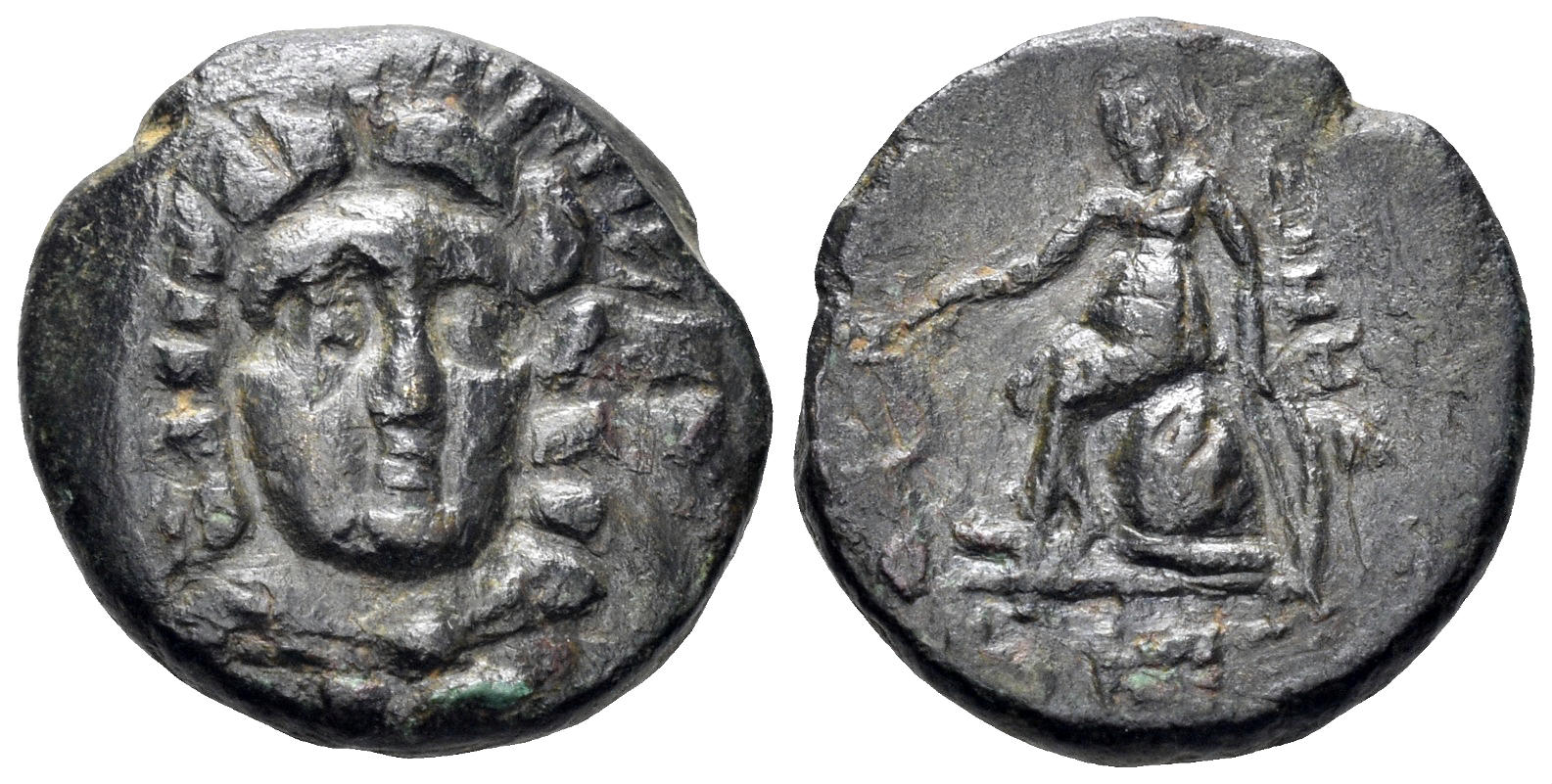 Thessaly, Gomphoi-Philippopolis. Mid 4th-3rd centuries BC. AE Trichalkon (2.87g, 15mm). BCD Thessaly I 1435.4
