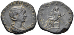 Herennia Etruscilla. Augusta, 249-251 AD. AE Sestertius (15.00g, 28mm). Rome mint. Struck 250 AD. RIC 136b