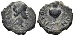 Moesia Inferior, Nicopolis ad Istrum. Imperial Times. 2nd-3rd century AD. AE Assarion (1.64g, 14mm). Hristova 8.0.52.1