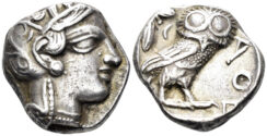 Attica, Athens. Circa 454-404 BC. AR Tetradrachm (17.16g. 24mm). SNG Copenhagen 31
