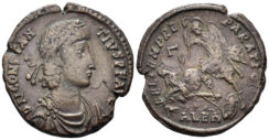 Constantius II. 324-361 AD. AE Centenionalis (5.76g, 24mm). Alexandria mint. Struck 351-4 AD. LRBC 2836