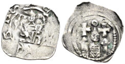 Austria. Berthold von Aquileia. 1218-1251. AR Pfennig (0.98g, 16mm). Windischgraz mint. CNA-Ch11