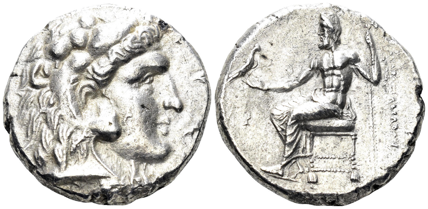 Ptolemaic Kingdom. Ptolemy I Soter, as satrap. Struck 320/19-311/10 BC. AR Tetradrachm (17.00g, 25mm). Arados mint. Price 3426