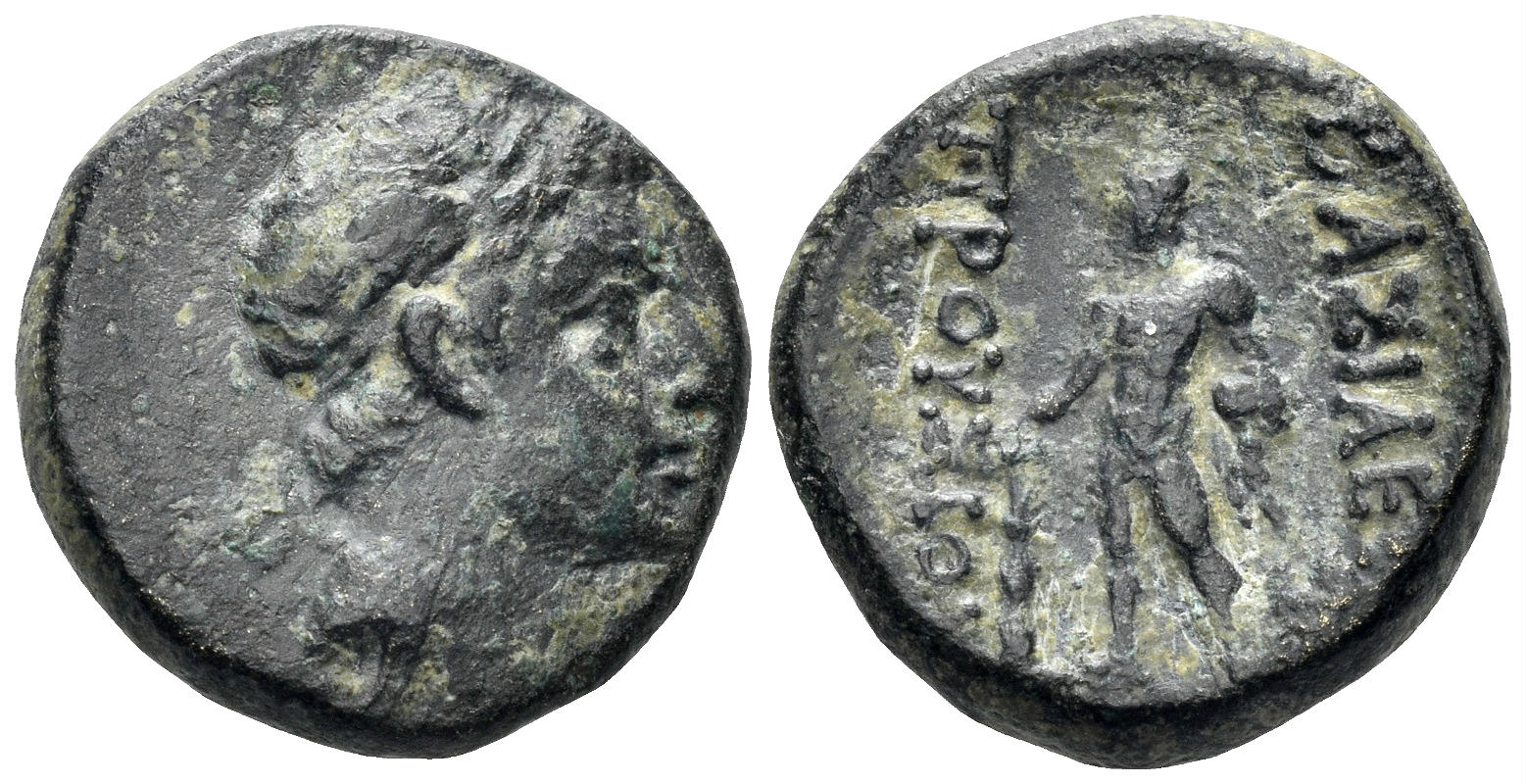 Bithynian Kingdom, Prusias II. 182-149 BC. AE 17mm (5.13g). SNG von Aulock 258