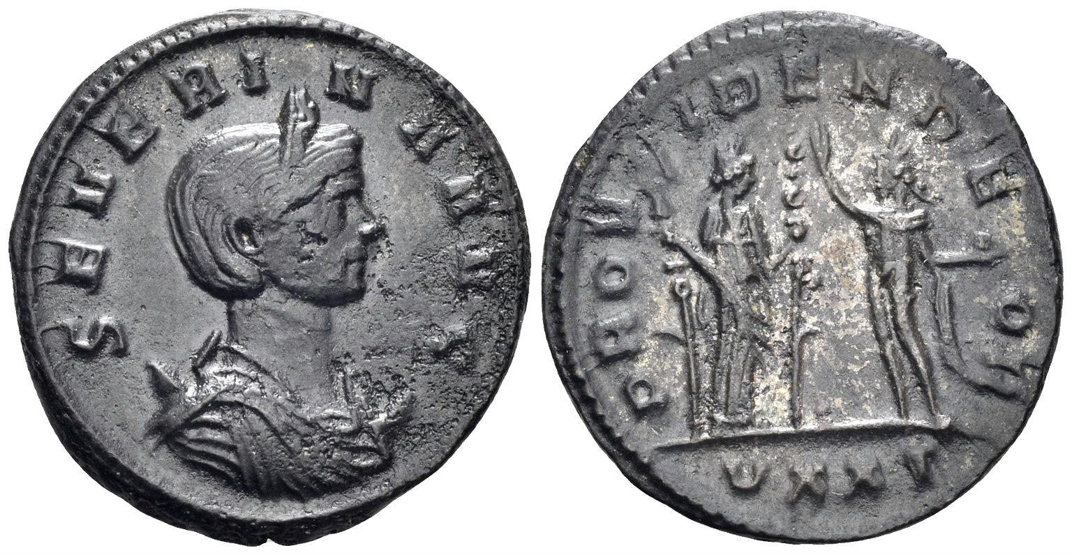 Severina, Augusta. 270-275 AD. AE Antoninianus (3.83g, 22mm). Ticinum mint. Struck 274/5 AD. RIC 10