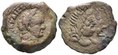 Egypt, Alexandria. Vespasian. 69-79 AD. AE Diobol (11.48g, 25.5mm). Dated RY 6 (73/4). RPC II 2441