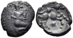 Celtic Northeast Gaul. Bellovaci. Circa 100-50 BC. AE 19mm (3.34g). Class IIIa. D&T 315