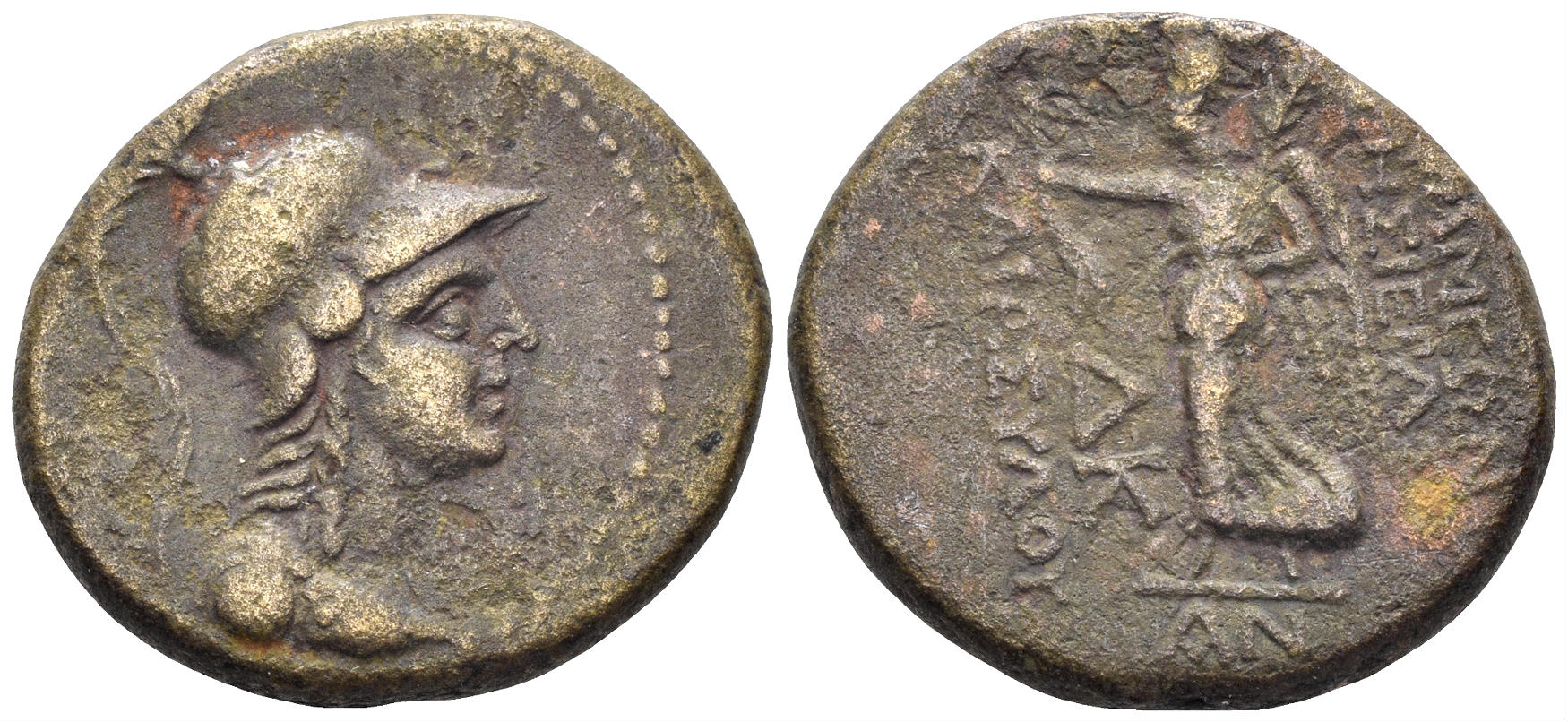 Seleucis and Pieria. Apameia. 1st century BC. Roman Republic. AE 23mm (8.02g). Dated CY 24 (43/2 BC). RPC I 4333