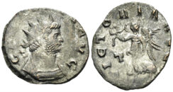 Gallienus. 253-268 AD. AE Antoninianus (1.99g, 20mm). Rome mint. Struck 260/1 AD. RIC 305