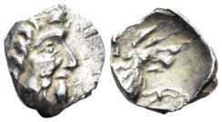 Lykaonia, Laranda. Circa 324-323 BC. AR Obol (0.37g, 10mm). SNG Levante 227