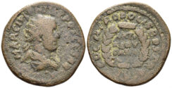 Arabia, Bostra. Philip II, as Caesar. 247-249 AD. AE 28mm (17.26g). Spijkerman 60