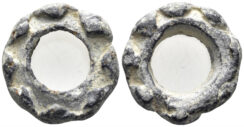 Celtic Gaul. 2nd-1st century BC. Lead “Rouelle” (8.41g, 22mm). P.L. Siron, Rouelles Objets Mystérieux D76