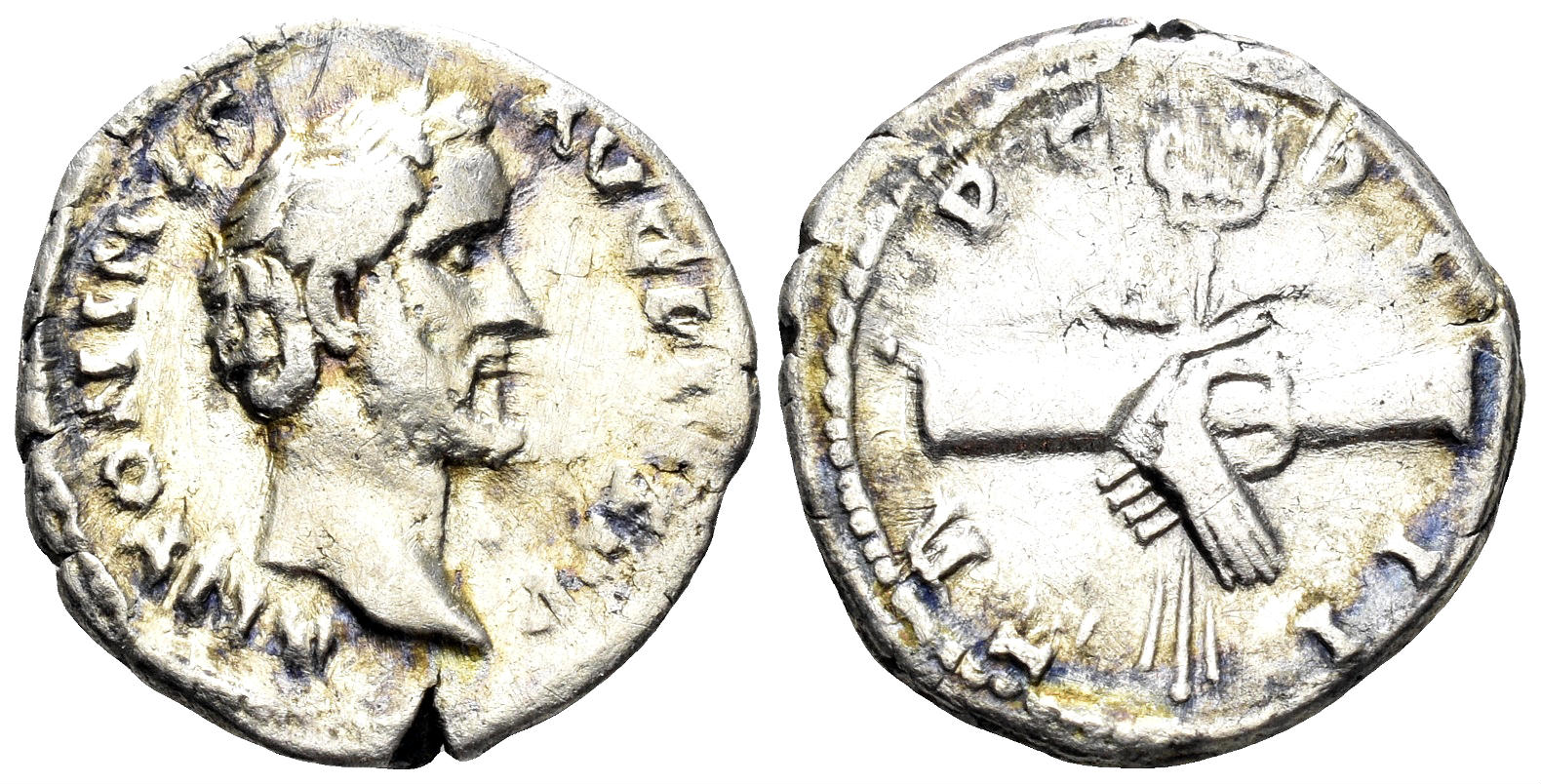 Antoninus Pius. 138-161 AD. AR Denarius (3.25g, 18mm). Rome mint. Struck 139 AD. RIC 43