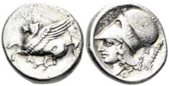 Akarnania, Anaktorion. Circa 320-280 BC. AR Stater (8.11g, 21.5mm). Calciati 67