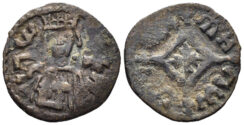 Axum. Hethasas. Early 7th Century-620. CU (1.13g, 16mm). Munro-Hay type 141