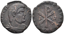 Magnentius. 350-353 AD. AE Double Centenionalis (6.19g, 24mm). Treveri mint. Struck 352/3 AD. RIC 318