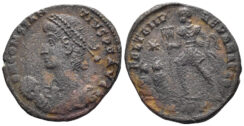 Constantius II. 337-361 AD. AE Centenionalis (4.01g, 21mm). Alexandria mint. Struck 348-50 AD. RIC 62