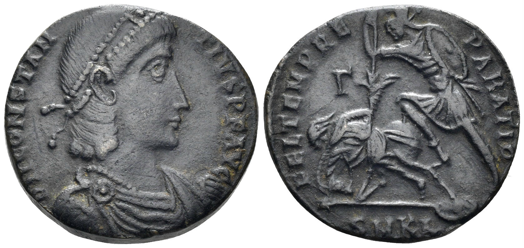 Constantius II. 337-361 AD. AE Centenionalis (7.00g, 22mm). Cyzicus mint. Struck 351-4 AD. RIC 93A