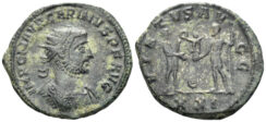 Carinus. 282-285 AD. AE Antoninianus (3.68g, 22mm). Antioch mint. Struck 282/3 AD. RIC 325
