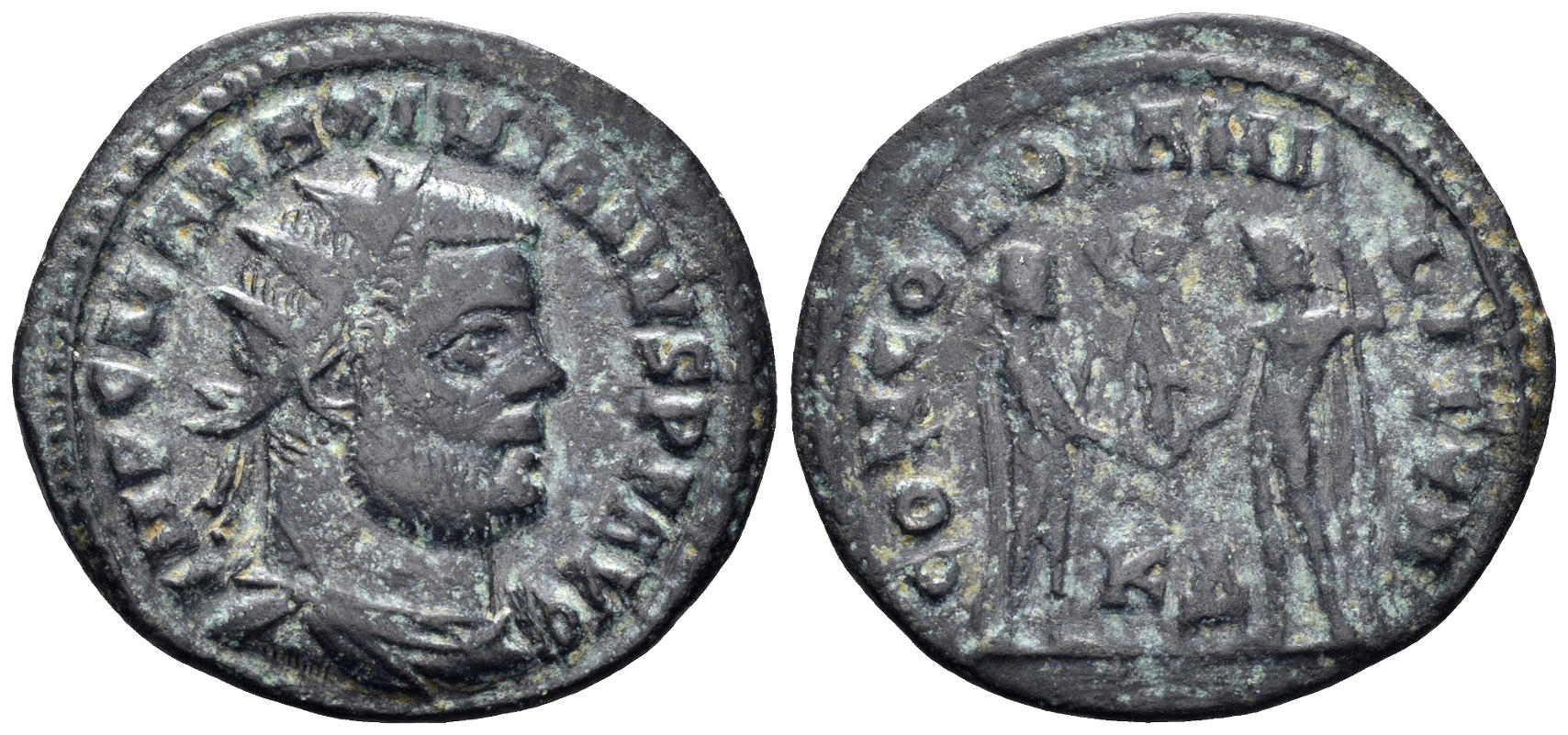 Maximianus Herculius. 286-305 AD. AE Radiatus (3.00g, 23mm). Cyzicus mint. Struck 295-9 AD. RIC 16b
