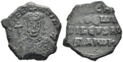 Nicephorus II Phocas. 963-969. AE Follis (8.41g, 24mm). Constantinople mint. SB 1783