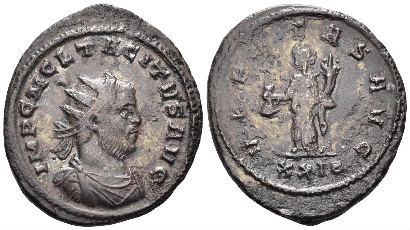 Tacitus. 275-276 AD. AE Antoninianus (4.90g, 24mm). Rome mint. Struck 276 AD. RIC 95