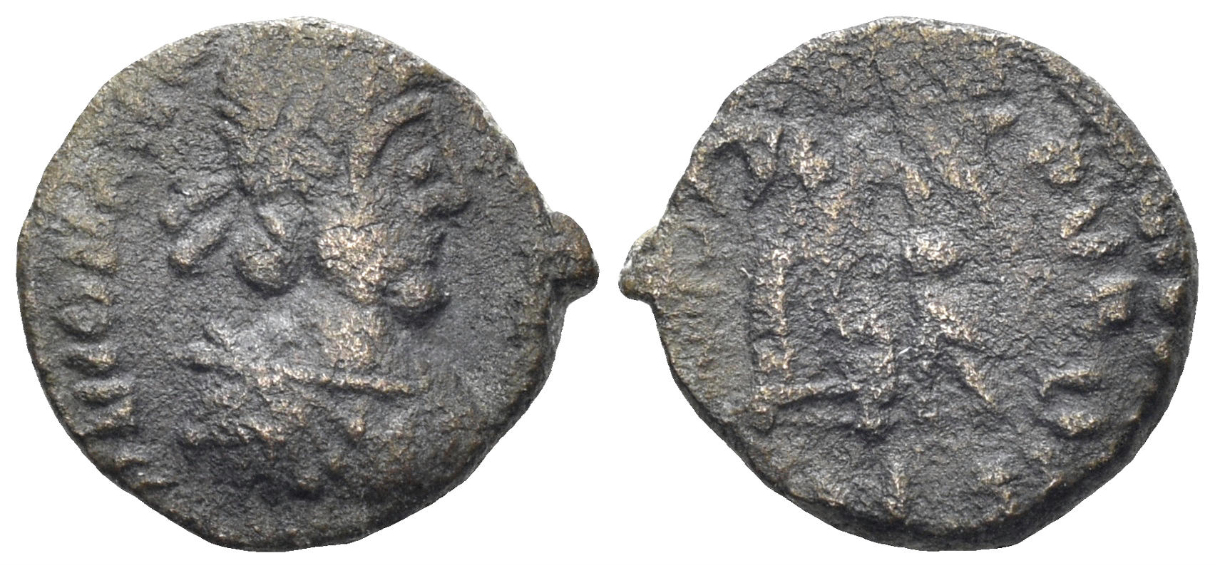 Johannes. 423-425. AE4 (1.12g, 12mm). Rome mint. RIC 1917