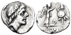 Anonymous. 81 BC. AR Quinarius (1.47g, 14mm). Rome mint. Crawford 373/1b