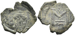 Constans II. 641-668. AE Follis (3.34g, 26mm). Syracuse mint. Struck 650-1. SB 1107