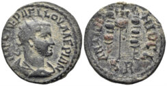 Pisidia, Antioch. Valerian. 253-260 AD. AE 22mm (5.22g). RPC X Online 63317