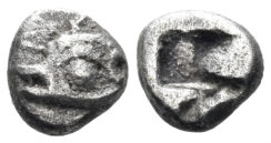 Ionia, Phokaia. 6th century BC. AR Hemiobol (0.38g, 7mm). SNG Kayhan 1426-7