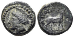 Thrace, Aigospotamoi. Circa 300 BC. AE 11mm (1.50g). SNG Copenhagen 854 var.