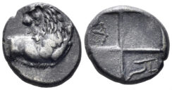 Thrace, Chersonesos. Circa 386-338 BC. AR Hemidrachm (2.17g, 13mm). SNG Manchester 775