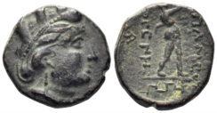 Phrygia, Apameia. Circa 88-40 BC. AE 16mm (3.51g). Diogenes, magistrate. HGC 7, 674