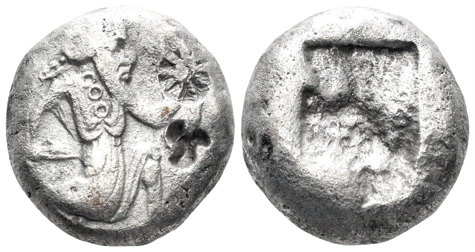 Achaemenid Empire. Circa 375-340 BC. AR Siglos (5.20g, 14mm). Carradice Type IV C